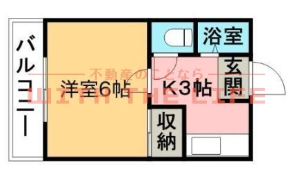 レジデンス中村【10,000円キャッシュバック対象物件】の間取り