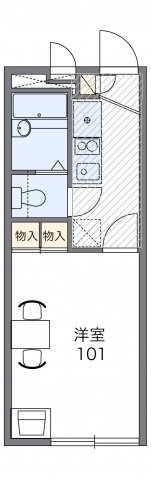 【間取り】 | レオパレスカルム石川 | 画像2