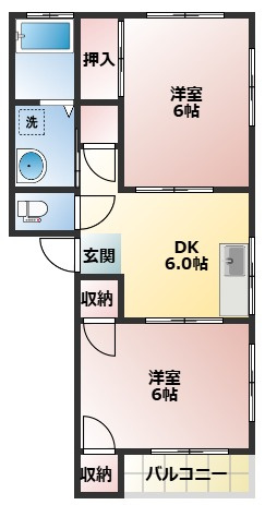 【間取り】 | リステル西村Ⅰ