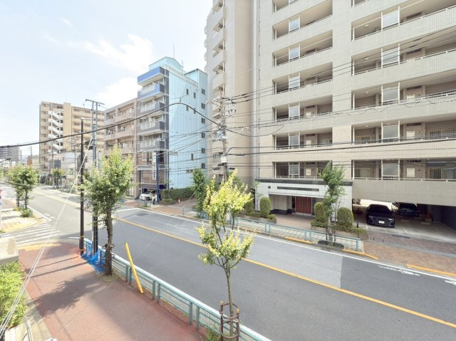 梅島コーポの展望|バルコニーからの眺望