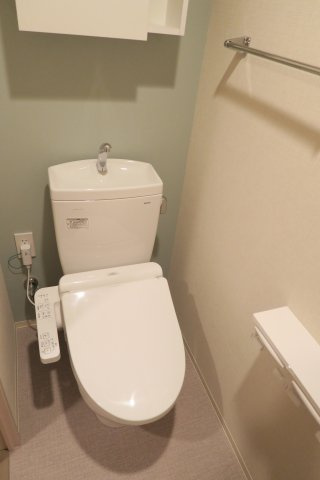 清潔なトイレです