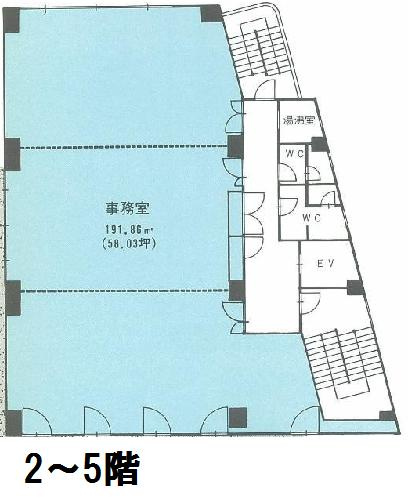 名駅桜ビルの間取り