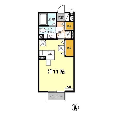 【間取り】 | グレースコートB