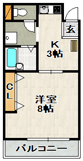 メゾンおばやしの間取り
