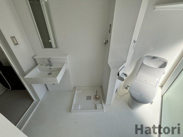 ラークスパ岡町の玄関