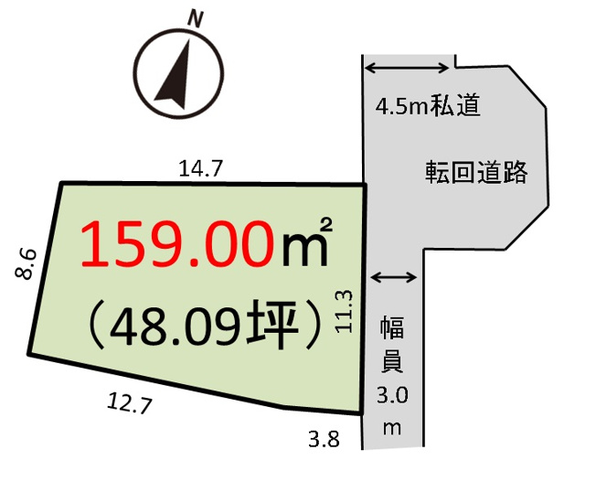 【土地図】 | 船橋市上山町2丁目