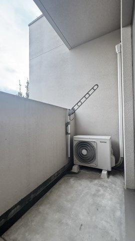 ワグキューブのバルコニー