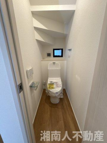 茅ヶ崎市今宿　新築戸建　全4棟のトイレ|シンプルで使いやすいトイレです