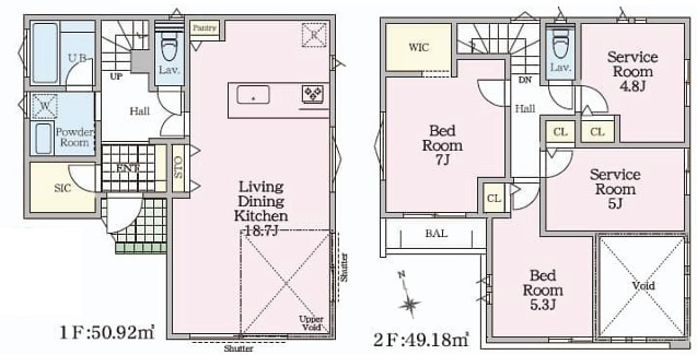 茅ヶ崎市今宿　新築戸建　全4棟の間取り