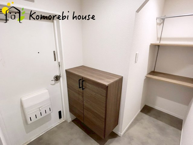 宮原パークハイツの玄関|ゆったりとした玄関です