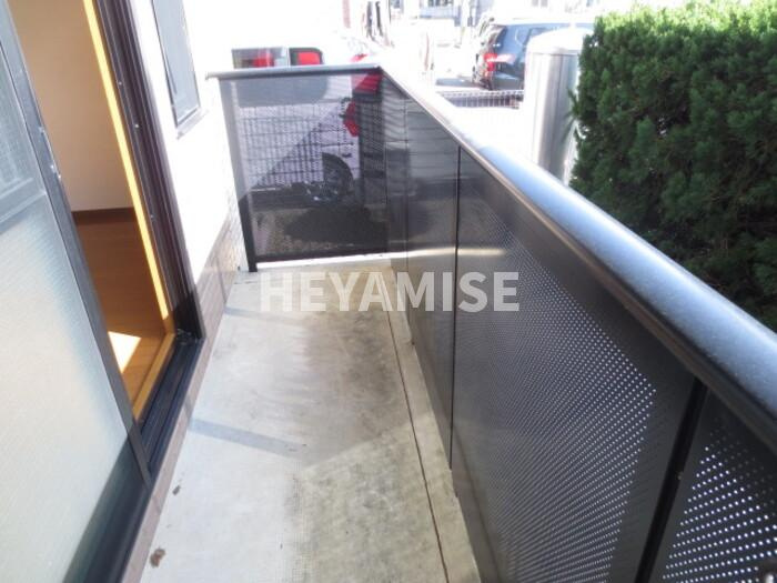 ベイサージュ富の原B棟のバルコニー|※室内画像は別号室のもの