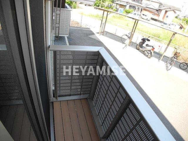 リッチジャスミンのバルコニー|※室内画像は別号室(反転)