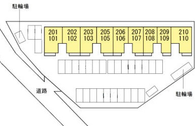 リッチジャスミンの区画図