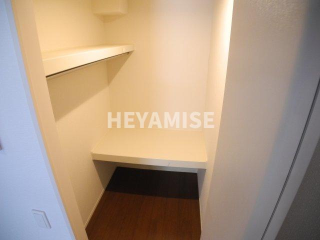リッチジャスミンの収納|※室内画像は別号室(反転)