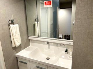 【独立洗面台】 | アルファグランデ行徳弐番街 | リフォーム済みの洗面台です