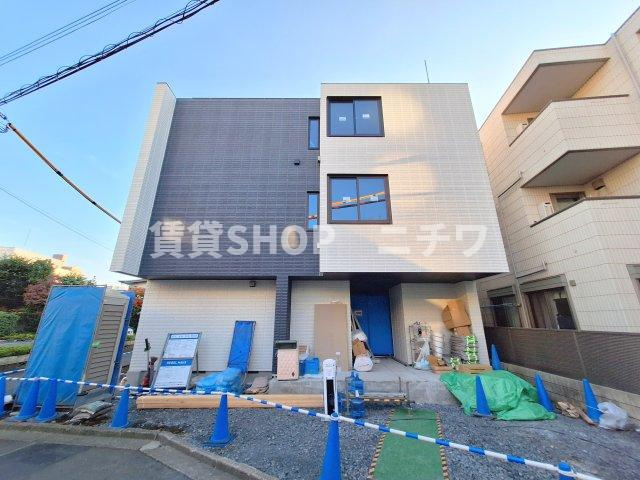 （仮称）千駄ヶ谷２丁目メゾンの外観パース|★2026年1月完成予定★耐震性・耐火性に優れた旭化成ヘーベルメゾン★