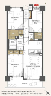 【間取り】 | ウィズ戸田公園弐番館
