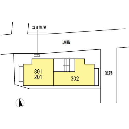 ミルトハウスの区画図