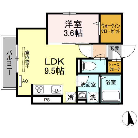 ミルトハウスの間取り