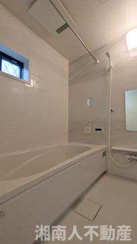 藤沢市辻堂太平台２丁目５－１１新築戸建ての浴室|日々の疲れを癒すお風呂付です