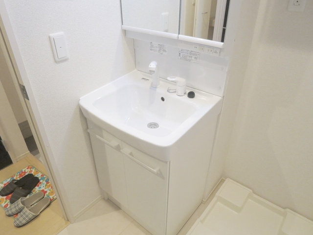 フォルテーヌⅤの洗面所|使い易い洗面台が独立していて嬉しいです♪