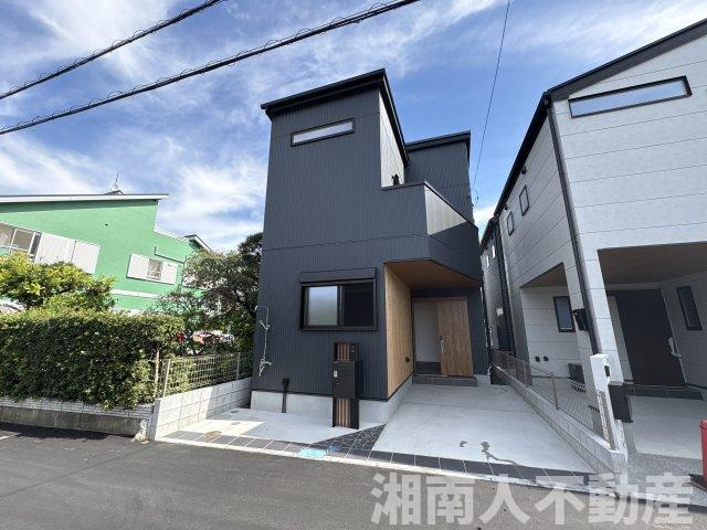 茅ヶ崎市柳島海岸　新築一戸建て　全3棟の外観|外観は落ち着いています