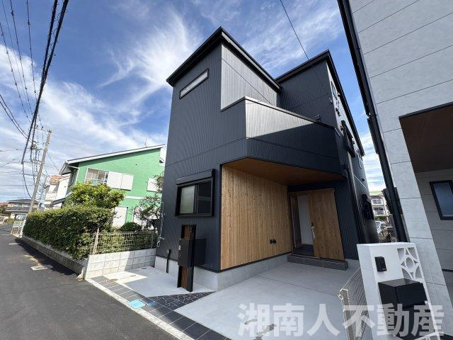 茅ヶ崎市柳島海岸　新築一戸建て　全3棟の前面道路含む現地写真|前面道路含む現地写真です