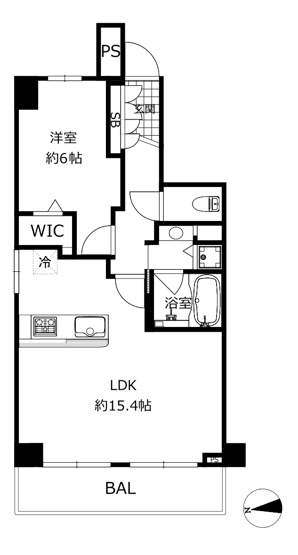 【間取り】 | セブンスターマンション第3五反田