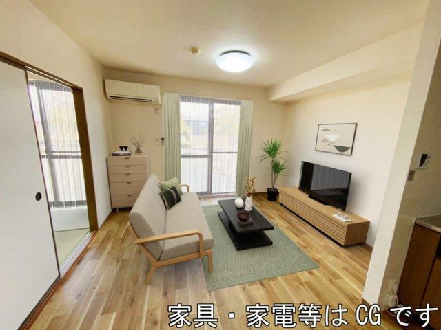 レジデンス･タケカタの居間・リビング