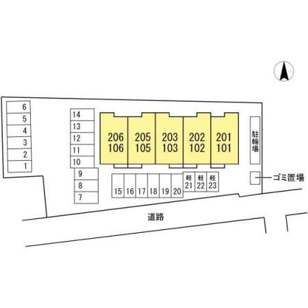 パールリリィの区画図