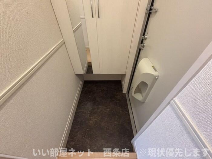 ハイムほなみの玄関