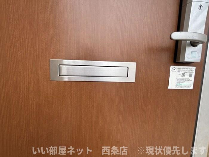 ハイムほなみの玄関