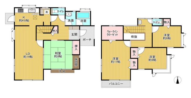 【間取り】 | 佐倉市白銀２丁目