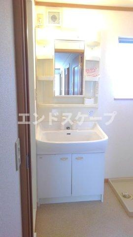 ヴィラフルールＡの洗面所|高崎、前橋のお部屋探しはエンドスケープまで！お客様の理想お聞かせ下さい♪