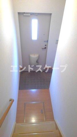 ヴィラフルールＡの玄関|高崎、前橋のお部屋探しはエンドスケープまで！お客様の理想お聞かせ下さい♪