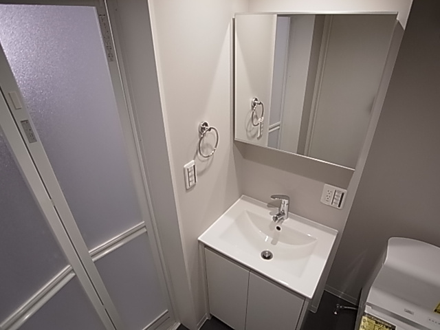 神戸市長田区苅藻通１丁目のアパートの洗面所|シャンプードレッサー