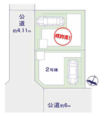 【区画図】 | 大和市上草柳7丁目 新築戸建 全2棟