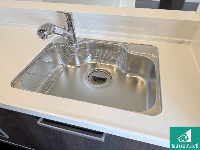 宝塚市山本西　第1期　新築一戸建ての設備|洗い物も楽にできる、広々シンク！