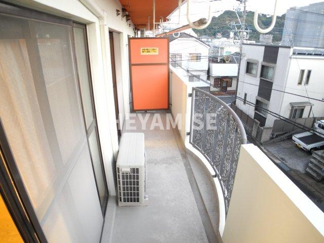 カルディア尾上のバルコニー