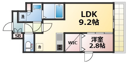 【間取り】 | シャテーニュ上本町　仲介手数料無料
