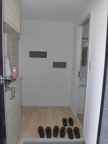 イクシード江口の玄関