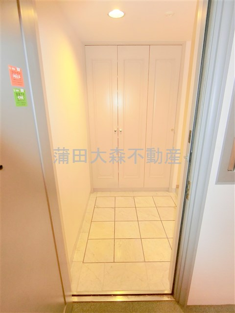 パークハウス多摩川北４番館の玄関