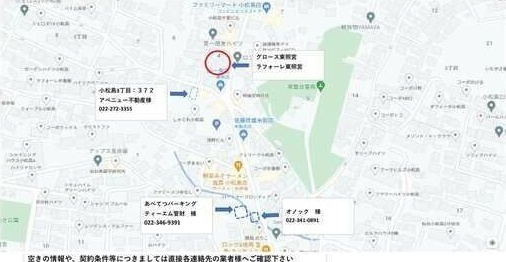 ラ・フォーレ東照宮の地図