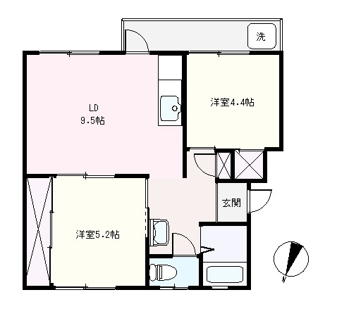 S1670R　鈴木アパートの間取り