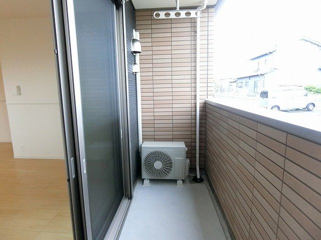 ソレイユＢ（ｓｏｌｅｉｌ）のバルコニー