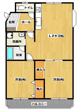 ミズマハイツの間取り
