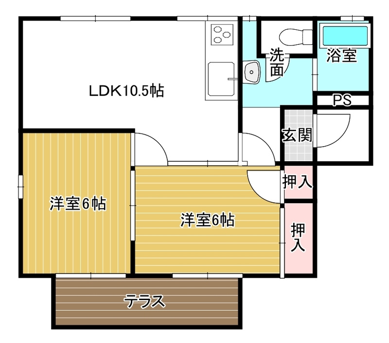 コーポラス近藤の間取り