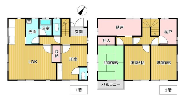 平坦地に佇む木村城ヶ崎の4LDK＋2Sの間取り|全室南向きの4LDK＋2S