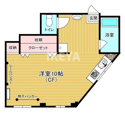 梅北コーポの間取り