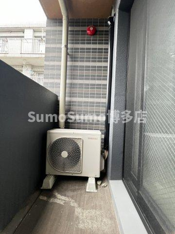 サニークレスト西新のバルコニー